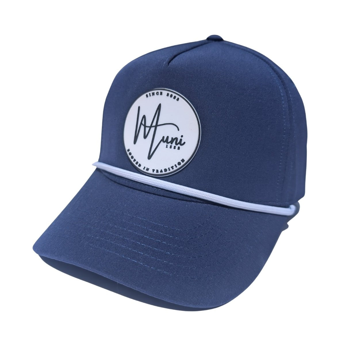 Muni Rope Snapback Hat - Navy Blue - Muni Golf Hats